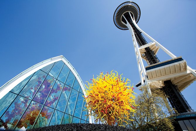 Space Needle and Chihuly Garden and Glass Combination Ticket - Space Needle: 520 feet up, revolving glass, and deck views