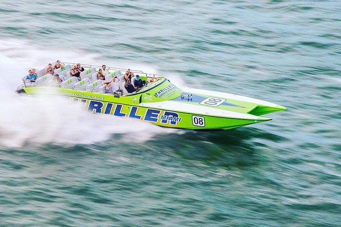 Speedboat Sightseeing Adventure of Miami - Government Cut And The Atlantic Run: When The Speedboat Really Goes