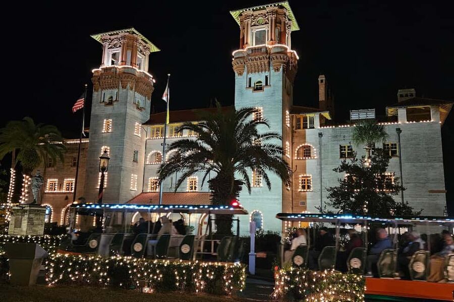 St Augustine: Nights of Lights Trolley Tour - 40 Minutes Through Nearly 20 Blocks of Lights