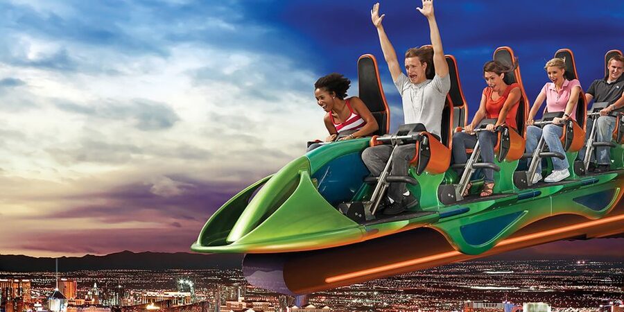 STRAT Tower Thrill Rides Admission - Big Shot: The 160-Foot, 45 mph Straight-Up Moment