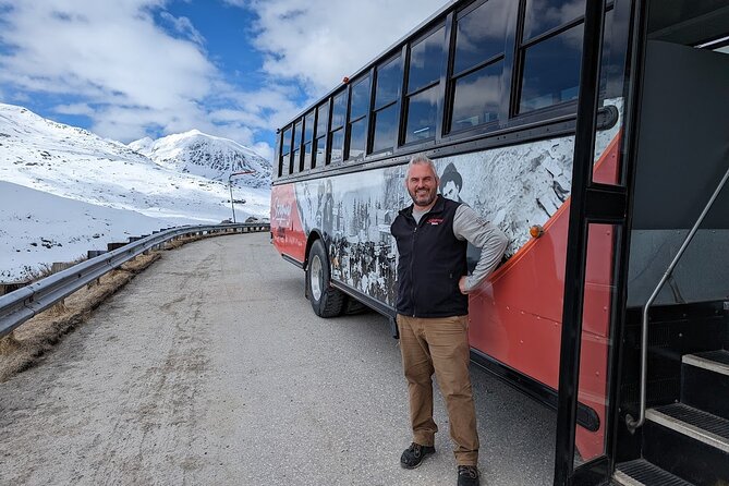 Summit Experience & Yukon Suspension Bridge Tour - Stop 2: Welcome to Alaska Sign at White Pass Summit