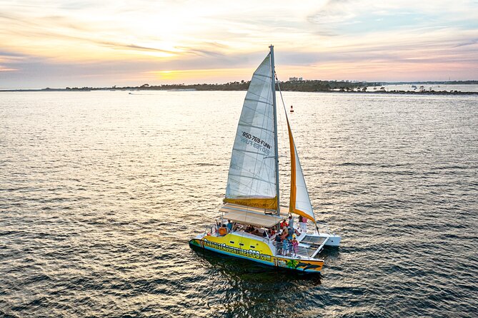 Sunset Dolphin Sail Aboard the Footloose Catamaran - The sunset show: music, breezes, and when the sky does its thing