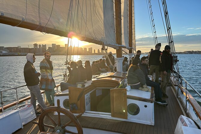 Sunset Sailing Cruise on a Tall Ship in Boston Harbor - Group size, getting on and off, and comfort on a moving deck