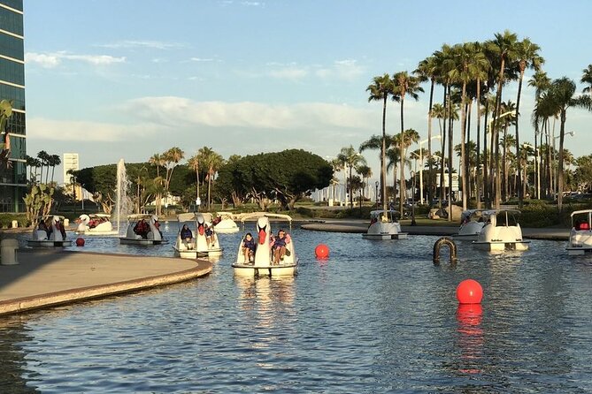 Swan Boat Rental at Rainbow Lagoon in Long Beach - Safety gear, instructions, and the real wind rule