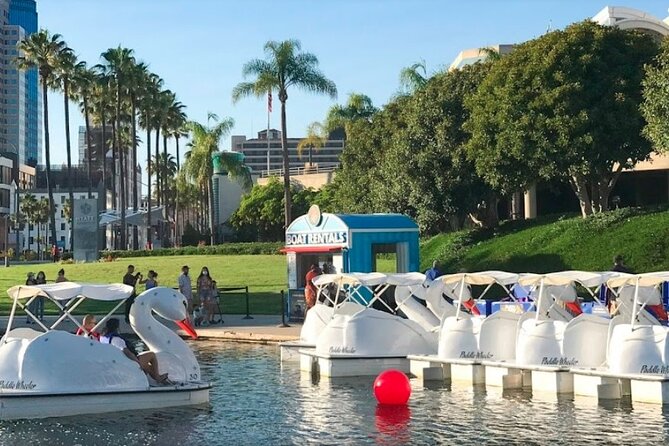 Swan Boat Rental at Rainbow Lagoon in Long Beach - Choosing the right swan for your group size