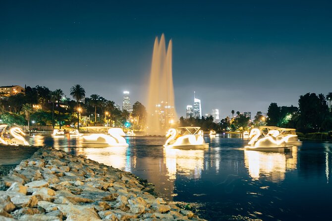 Swan Boat Rental in Echo Park - Day vs Night at Echo Park Lake (Choosing Your Start Time)