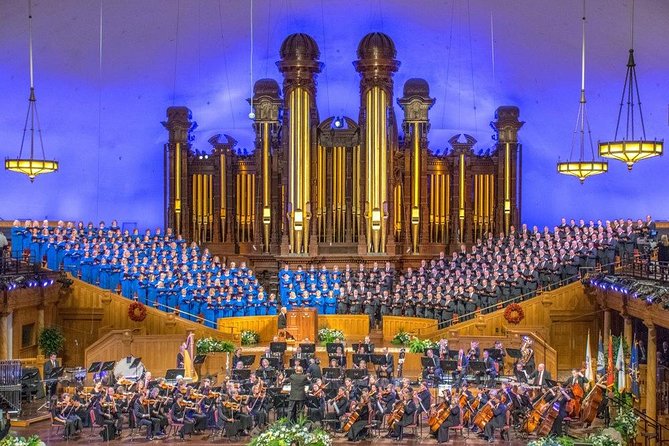 Tabernacle Choir Performance + Salt Lake City Guided Bus Tour - Pioneer Story Stops, This Is the Place Heritage Park to Temple Square Grounds