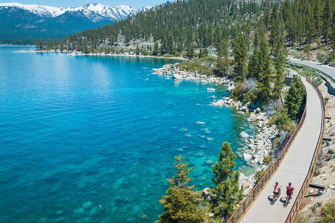 Tahoe Coastal Self-Guided E-Bike Tour - Half-Day | World Famous East Shore Trail - The half-day route to Sand Harbor, with stops that make sense