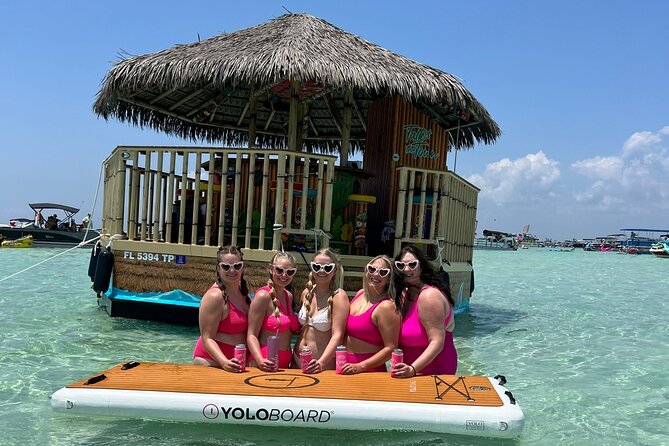 Tailfins Tiki Boats Crab Island Sandbar(3hrs/ 5/5:30 are 2hrs) - Bring Your Own Cooler: The Small Details That Make This Smooth
