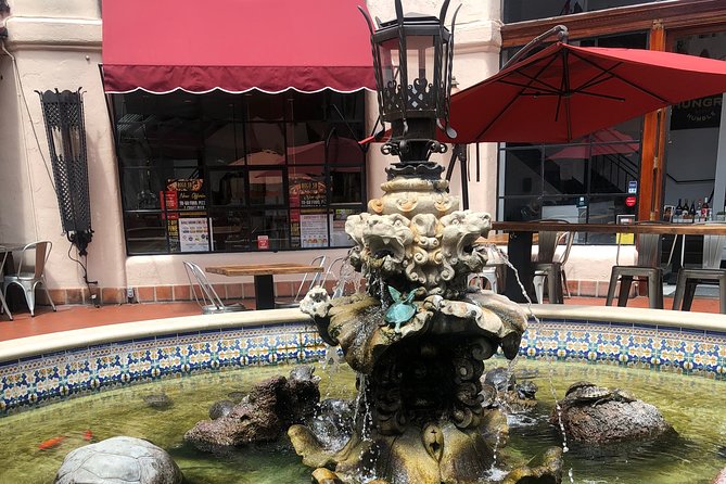 The ORIGINAL Downtown Santa Barbara Walking Food & Drink Tour - El Paseo Building wine tasting and grazing box first