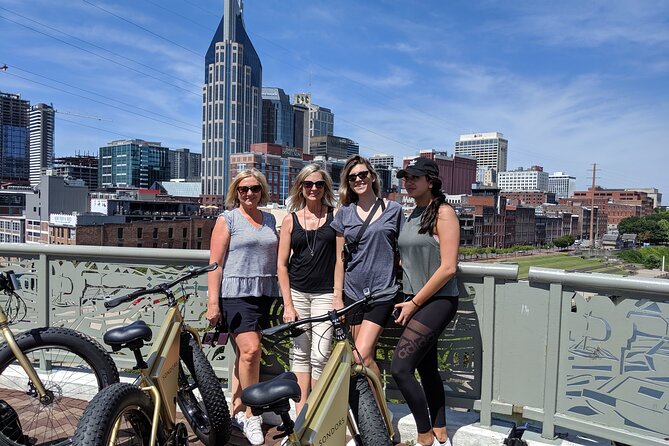 The Original Music City Electric Bicycle Guided City Tour 16miles - Fat tire e-bikes and included safety gear that makes it easy