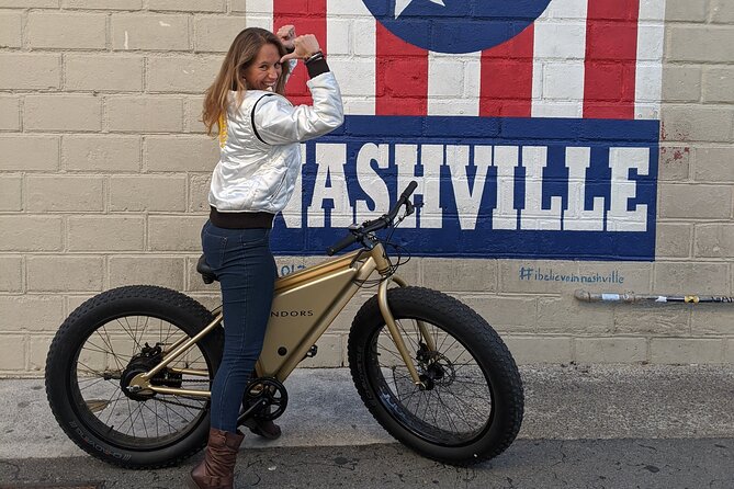 The Original Music City Electric Bicycle Guided City Tour 16miles - Dolly Parton and Elvis sightlines, plus an extra layer of fun