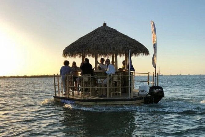 Tiki Boat - Downtown Tampa - The Only Authentic Floating Tiki Bar - Water Works Park to a Tiki Start Line