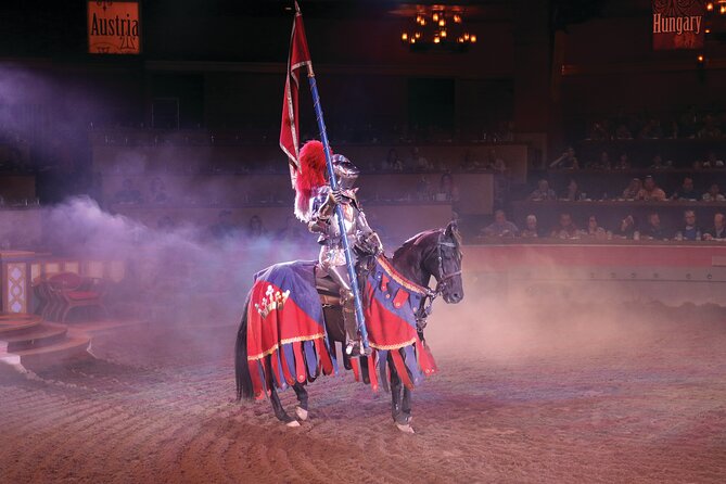 Tournament of Kings Dinner and Show at Excalibur Hotel and Casino - Feeling the spectacle: pyrotechnics, strobe effects, smoke and fog