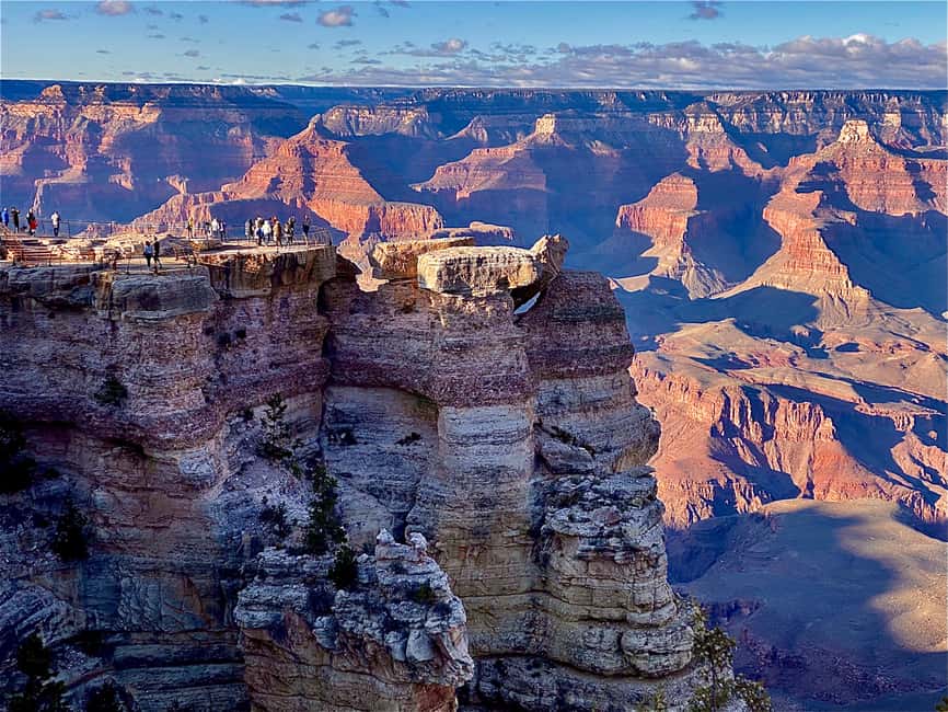 Vegas: Grand Canyon National Park South w/Lunch, Free WiFi - Mather Point and Bright Angel Trail: how to use your 3 hours at the South Rim