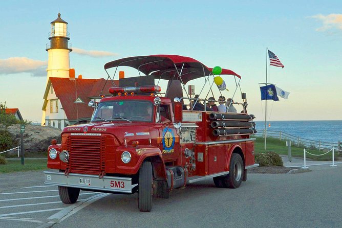 Vintage Fire Truck Sightseeing Tour of Portland Maine - Key things to know before you climb aboard