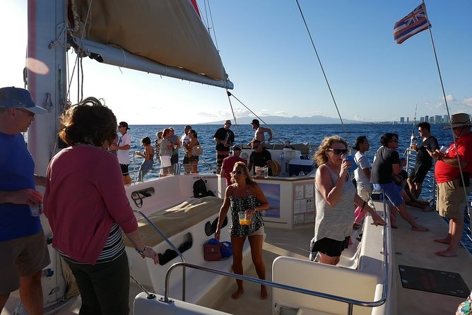 Waikiki Sunset Cocktail Sail with Open Bar - The 1.5-hour itinerary, what happens from start to finish