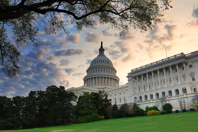 Washington DC Day Tour from New York City - White House exterior and a pass by the US Capitol