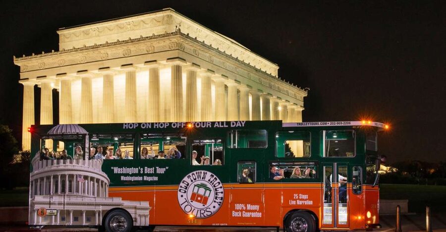Washington DC: Monuments by Moonlight Nighttime Trolley Tour - Trolley Comfort and Photo Views From Your Seat