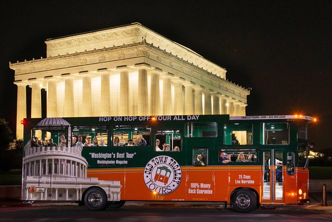 Washington DC Monuments by Moonlight Tour by Trolley - Stop-by-stop: how to use the 5 to 15 minute photo windows