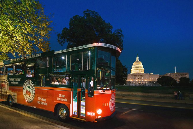 Washington DC Monuments by Moonlight Tour by Trolley - Who should book this moonlight trolley tour