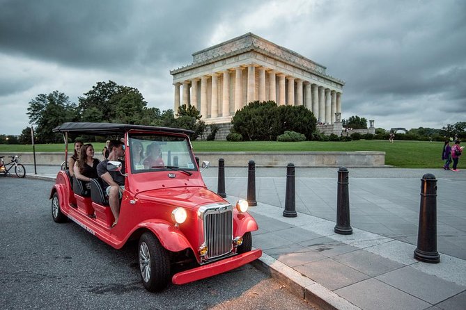 Washington DC Moonlight Tour by Electric Cart - The cart, the pace, and how the 7-passenger format feels