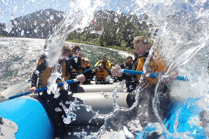 Whitewater Rafting in Jackson Hole : Family Standard Raft - What you paddle on the Snake River, Big Kahuna, Lunch Counter, and Champagne