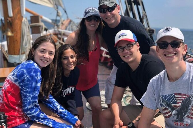 Windjammer Classic Day Sail from Camden, Maine - Appledore II is the point, and the crew makes it click